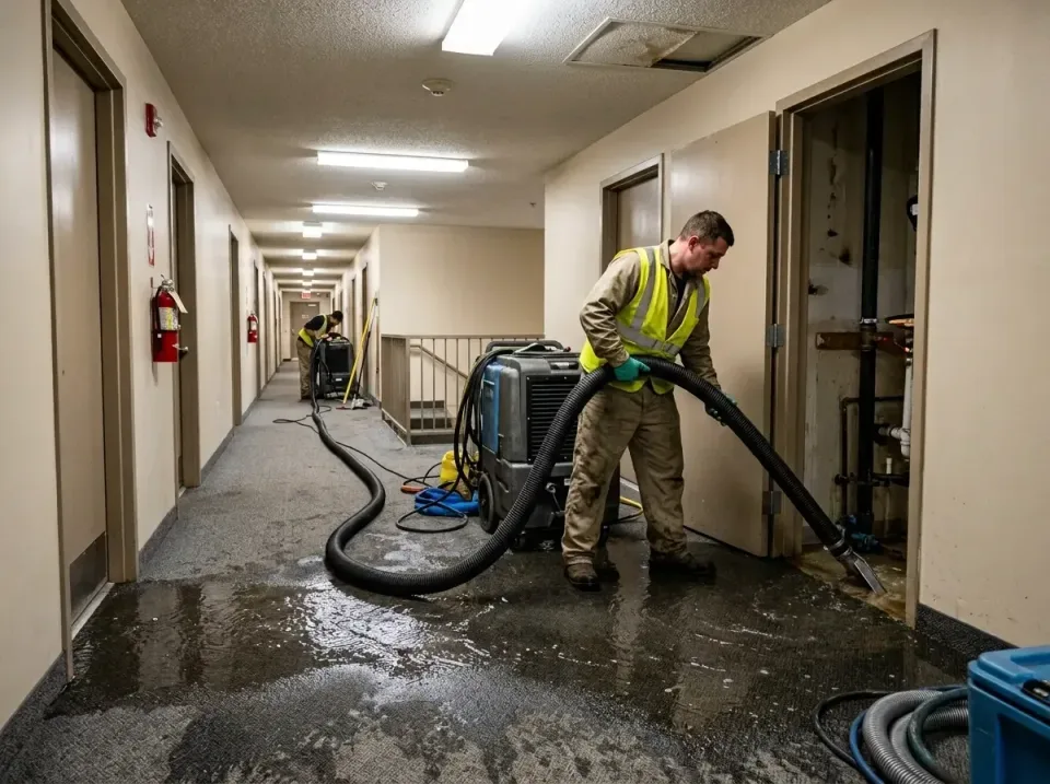 multi-unit-apartment-hallway-f-005 — frequently asked questions, Emergency Burst Pipe Water Extraction & Removal in Hayti, MO